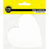 10cm Heart Shape Mini Canvas